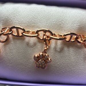 Paw Charm Bracelet in Rose Gold Charlie’s bp